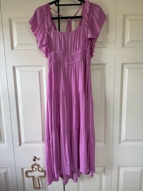 Women’s violet dress